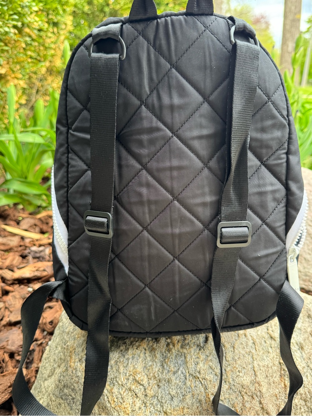 Adidas Classic trefoil black and white mini backpack unisex - Picture 3 of 6